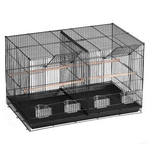 Jaula apilable de 30 pulgadas para pájaros pequeños: periquitos, loros, canarios, cacatúas, agapornis, pinzones, periquitos-australianos y conures. - Product Image 1