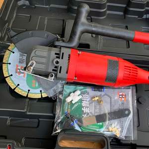 Rainureuse murale électrique industrielle HGP 2300W 220V à coupe humide avec lame arrondie pour rainurage béton/brique, plomberie/câblage - Product Image 5