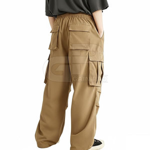 Pantalones Cargo para Hombre, Estilo Urbano, Diseño con Múltiples Bolsillos, Ajuste Cómodo, Ideal para Uso Casual y al Aire Libre - Product Image 2
