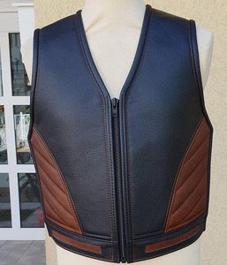 Chaleco Deportivo de Cuero para Hombre, Diseño Personalizado Premium, Transpirable, Impermeable, Cortavientos, Talla Grande, Secado Rápido, para Motociclismo - Product Image 1