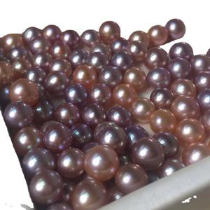 ไข่มุกน้ำจืดทรงกลม DIY สีธรรมชาติ ขนาด 6-8 มม. คุณภาพดี แสงเงาสวยงาม รูครึ่งเม็ด แบบไม่มีรูเจาะ - Product Image 5