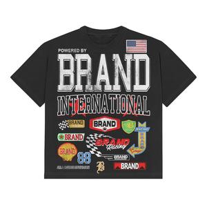 Camisetas Deportivas Personalizadas de Alta Demanda, 100% Algodón, Cuello Redondo, Corte Holgado para Hombre, Precios al por Mayor - Product Image 2