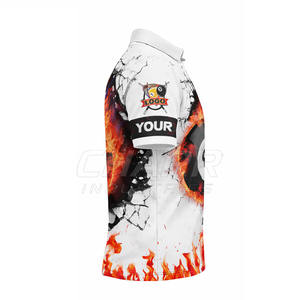 Chemise de billard respirante de qualité supérieure, grande taille, avec design personnalisé pour uniforme de club de snooker - Product Image 6