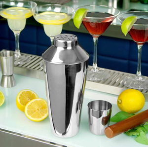 Juego de coctelera Barbox con soporte de exhibición de mesa, negro mate. - Product Image 5