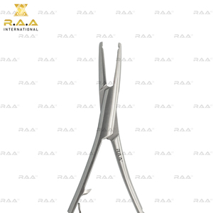 Pince à placer les élastiques Mathieu, porte-aiguille à pointe à encoche, pour orthodontie dentaire R.A.A. INTERNATIONAL, Qualité Premium - Product Image 4