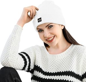 หมวกบีนนี่ไหมพรมถักลายริบสำหรับฤดูหนาวแบบ unisex ปักโลโก้ตามสั่งขายส่ง ผลิตจากอะคริลิก 100% อุ่นสบาย เหมาะสำหรับกิจกรรมกลางแจ้ง - Product Image 4