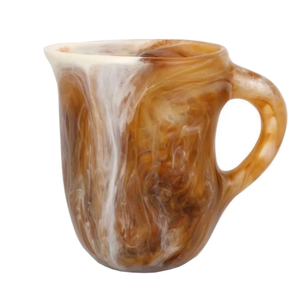 Superbe carafe en résine faite à la main avec poignée, écologique, pour servir l'eau sur table, à prix abordable - Product Image 5
