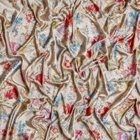 Tissu imprimé numérique, tissu en mousseline imprimé, tissu en coton imprimé sur mesure, tissu imprimé africain, motifs floraux pour l'approvisionnement en vêtements