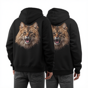 Men 100% Cotton Winter 3D for Oversized Hoodie - Product Image 3