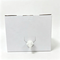 Bolsa BIB Personalizada de 5L con Bolsa Interior de Papel de Aluminio y Dispensador con Grifo de Mariposa Roja para Envasado de Vino, Café, Jugo y Bebidas