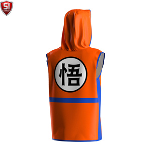 Al por mayor Bata de boxeo sin mangas con capucha para hombre, para entrenamiento de gimnasio y MMA, corte ajustado, talla XL, ropa deportiva con logotipo personalizado, de poliéster y algodón - Product Image 6