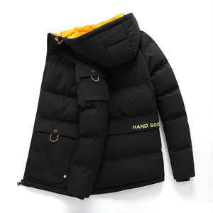 Vestes matelassées personnalisées imprimées, vêtements à bulles, coupe-vent d'extérieur à fermeture éclair avec logo, fabricant de doudounes, veste chaude d'hiver pour homme - Product Image 5