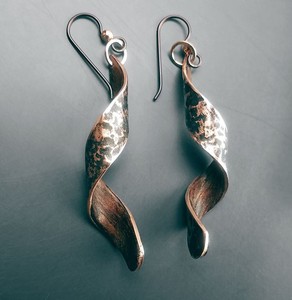 Modernos y lujosos pendientes de latón, aros de moda para bodas, fiestas, hechos a mano, con acabado vintage, estilo bohemio, joyería llamativa. - Product Image 3
