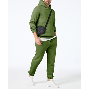 Conjunto Deportivo de 2 Piezas para Hombre, Corte Regular, Estilo Vintage, 100% Algodón, con Logotipo Personalizado Lateral, para Invierno, Cómodo - Product Image 3