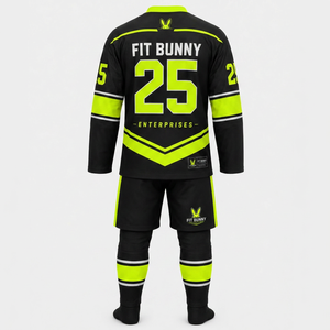 Uniforme de hockey sobre hielo duradero que proporciona excelente transpirabilidad, comodidad y libertad de movimiento durante partidos y entrenamientos intensos. - Product Image 5