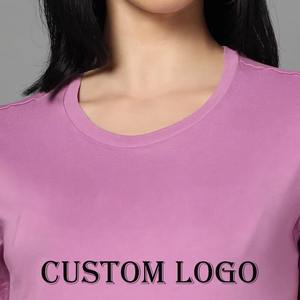 Camiseta de Mujer 2026, la Mejor Opción, Manga Corta, para Gimnasio y Fitness, Lisa, Nueva Llegada, Cómoda, Talla Grande, Verano, con Logotipo Personalizado - Product Image 2