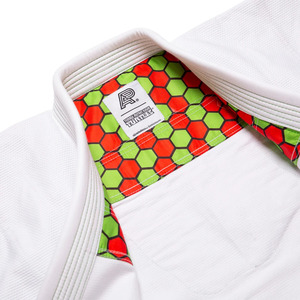 Uniforme de Jiu Jitsu Brasileño de Alta Calidad, 100% Algodón, Lote 76 TMNT Albino y Preto, Diseño Personalizado con Logotipo - Product Image 5