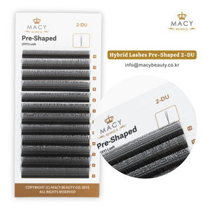 Pestañas Híbridas Preformadas 2-DU, Extensiones de Pestañas MACY BEAUTY KOREA, Pestañas al por Mayor, Personalizadas, Marca Privada, Alta Calidad - Product Image 4