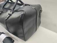 Sac de voyage unisexe vintage en cuir véritable de luxe, imperméable, léger, avec fermeture éclair, grand format, pour le week-end ou la nuit, personnalisable