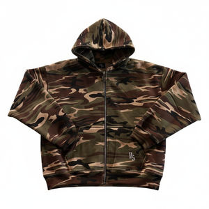 Dernier design, meilleur style, sweat à capuche camouflage pour homme en deux couleurs, unisexe, streetwear, pull-over, prix de gros, confortable et coupe-vent - Product Image 4
