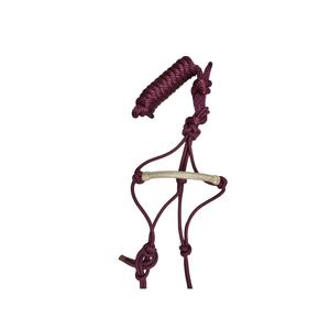 Réglable Durable Cheval Halter En Cuir Plomb Rein Formation Noeud Corde Western Riding Tack pour Naturel Horsemanship Gear Made PP - Product Image 1