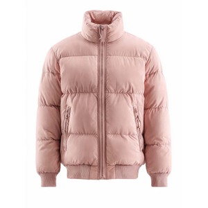 Vestes matelassées pour hommes, couleur marine, col montant, fermeture éclair, coupe-vent, manteau d'hiver décontracté, coupe régulière, rembourrage en polyester - Product Image 4