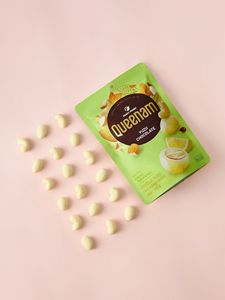 Vente directe du fabricant, service OEM/ODM, chocolat drageé HALAL, chocolat au yuzu, amandes et noix de cajou enrobées de chocolat, 75 g, en-cas, bonbons - Product Image 4