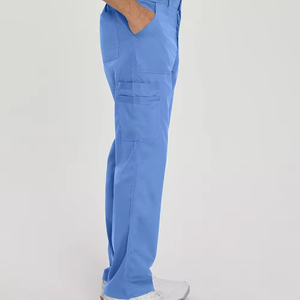 New Design Canvas Scrubs Straight Leg Pants Quick Dry Breathable Wholesale Pure Color <b>Set</b> <b>Doctor</b> Nurse Operating Room Uniform - Product Image 6