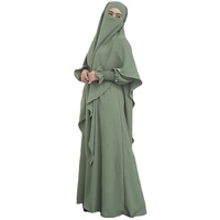 Abaya Moderne et Modeste pour Femme, Robe Longue à Manches Longues, Couleur Unie, Ourlet Asymétrique, Coupe Ample en Viscose, Idéale pour le Quotidien