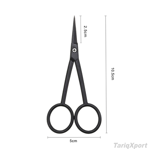 Outil professionnel de soin de beauté, ciseaux laser lisses en acier inoxydable personnalisés 10,5*5CM pour sourcils, manucure, bricolage, poignée métallique de qualité - Product Image 6