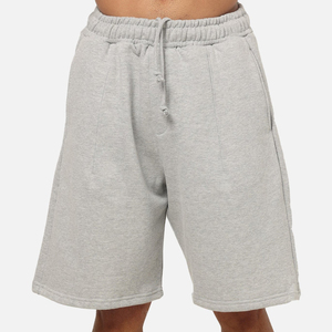 Shorts de bain 100 % coton pour hommes, respirants, écologiques, décontractés, taille élastique, logo personnalisé, ODM, OEM, vierges, grandes tailles - Product Image 1
