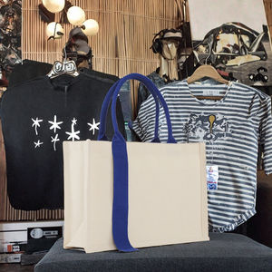 Reusable Sustainable GOTS Organic Cotton Canvas Tote Bag Custom <b>Jewelry</b> <b>Packaging</b> & <b>Display</b> Pouches - Product Image 2