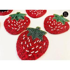 Decorative Vietnamese Shells <b>Beaded</b> <b>Coasters</b> Placemats for Dining Table Luxury Round Buy Direct From Supplier - Product Image 1
