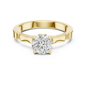 1.0ct Brilliant Cut Moissanite Solitaire <b>Ring</b> <b>925</b> Sterling <b>Silver</b> Handmade Engagement Promise <b>Ring</b> Fine Jewelry Anniversary Gift - Product Image 2