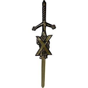 Pin de Solapa Antiguo de San Andrés, Metal de Alta Calidad para Tartán, Kilt de Clan, Atuendo Decorativo de las Tierras Altas Escocesas - Product Image 1