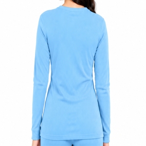 <b>Women</b> Ribbed Texture <b>Thermal</b> Fabric Long Sleeve Stretch Fit Comfort Fit Soft Feel Fitted Design Premium Design <b>Thermal</b> Shirt - Product Image 2