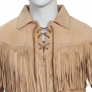 Wholesale Women's Genuine Leather Winter Western <b>Suede</b> <b>Jacket</b> With High Quality Wholesale Cowgirl <b>Jackets</b> For Sale - Product Image 3