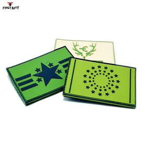 Parche de Goma de PVC Suave de Alta Calidad, Impresión Personalizada de Logotipo 3D, Parche de Moda para Ropa de Exterior, Color Personalizado, Hecho en Pakistán - Product Image 3