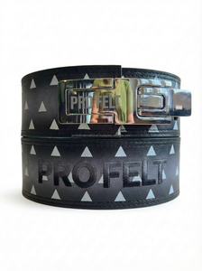 Ceinture de protection professionnelle en cuir de vachette de 13 mm d'épaisseur personnalisée, avec boucle à levier, élégante, robuste, pour l'entraînement de force et la compression - Product Image 6