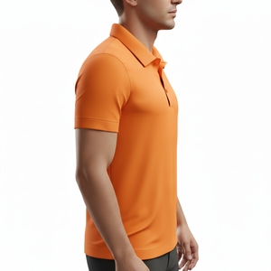 เสื้อโปโลผ้าคอตตอนถักทรงเข้ารูปแห้งเร็วแบบ OEM พร้อมโลโก้สั่งทำ เสื้อกอล์ฟคุณภาพสูงสำหรับผู้ชาย เสื้อขี่ม้าคุณภาพสูงสำหรับผู้ชายและผู้หญิง - Product Image 3