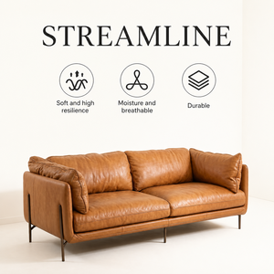 Loveseat 2 Seater Couch for Stylish Living Room Furniture Minimalist Sofa with Deep Comfortable <b>Cushions</b> - Product Image 4