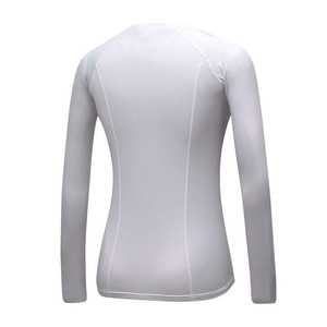 Women's Long Sleeve Compression Shirt Base Layer Gym Yoga Training Workout <b>Top</b> Thumb Hole Sportswear - Product Image 2
