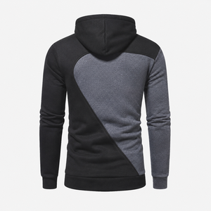 เสื้อฮู้ดดี้ผ้าฝ้าย 100% สีทูโทนแบบยูนิเซ็กซ์ สไตล์ลำลองสตรีทแวร์สำหรับฤดูหนาว  สามารถสั่งทำได้ - Product Image 3