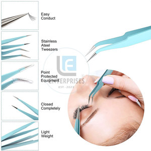 Pince à épiler pour extensions de cils en matériaux durables de qualité supérieure, équipement pour extensions de cils très vendu - Product Image 2