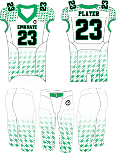 Uniformes de Fútbol Americano Personalizados para Adultos, Transpirables, Tallas Grandes, Manga Corta, Cuello en V, Logotipo Frontal en Tela Twill para Hombre - Product Image 6