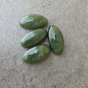Jade Nefrita Natural AAA+ Grande Ovalado Cabujón Plano Calibrado Piedra Suelta Verde Gema Certificada por Terceros Joyería - Product Image 3