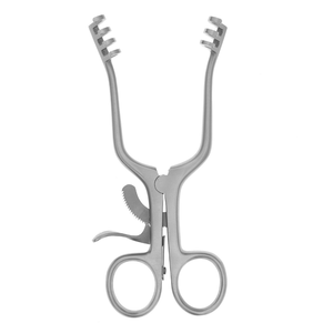 เครื่องมือผ่าตัดแบบมือถือ Weitlaner Self Retaining Retractor ขนาด 5 1/2 นิ้ว ปลายทู่ 3x4 ซี่ฟัน ทำจากสแตนเลส - Product Image 3