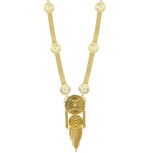 Wholesale 14K18K24K Gold Plated Bridal Turkish Design Set Middle East Gold Fashion Set Traditional Dubai Style Long Jewelry Set - Product Image 3