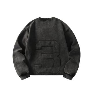 Sweat-shirt graphique ange rouge personnalisé, imprimé chérubin surdimensionné, col clouté, manches larges, style Harajuku Y2K gothique streetwear pour femmes et hommes - Product Image 4