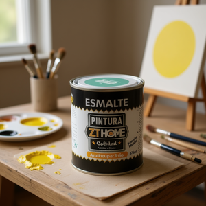 Vernice Acrilica in Barattolo Amarillo Medio 375ml - Product Image 2